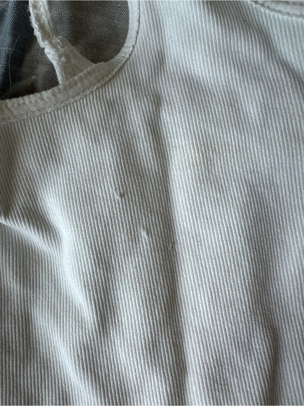 FP Movement by Free People White Ribbed Crop Tank - Picture 3 of 5